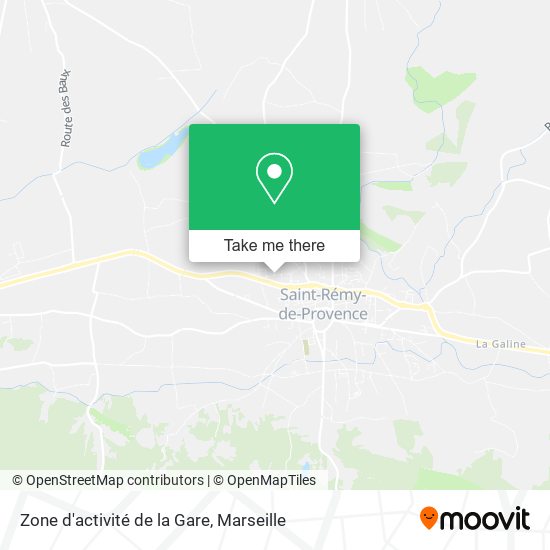 Zone d'activité de la Gare map