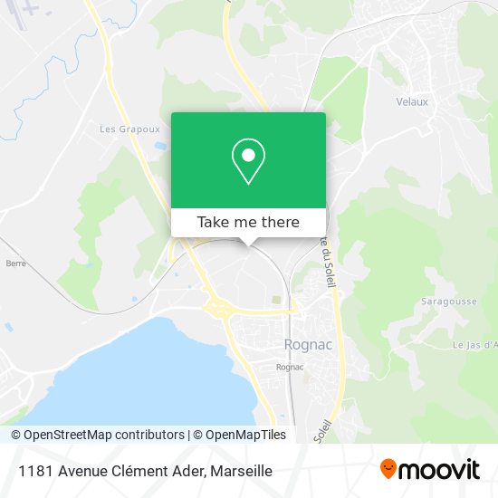 1181 Avenue Clément Ader map