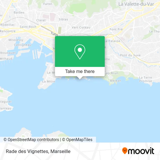 Rade des Vignettes map