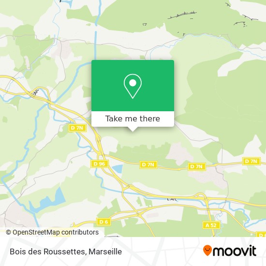 Bois des Roussettes map