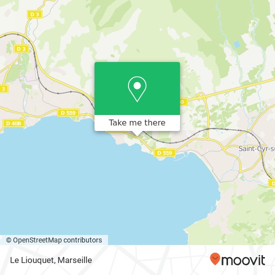Le Liouquet map