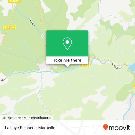 Mapa La Laye Ruisseau