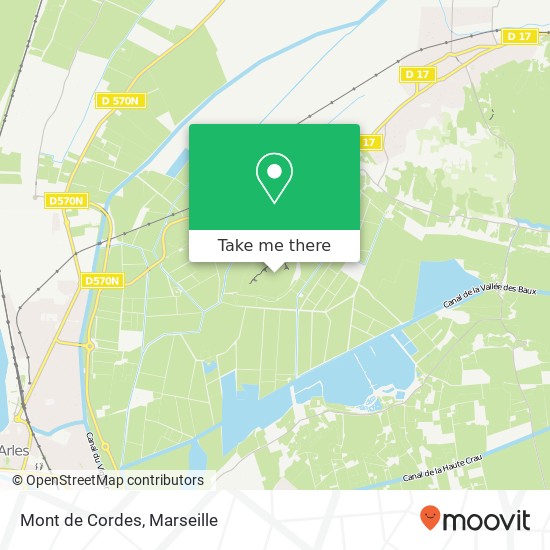 Mont de Cordes map