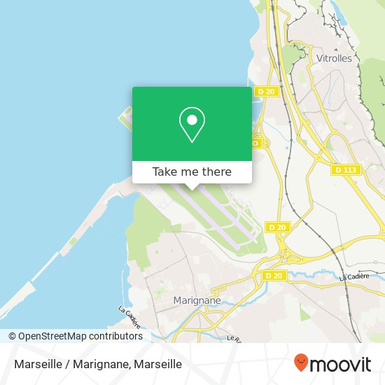 Marseille / Marignane map