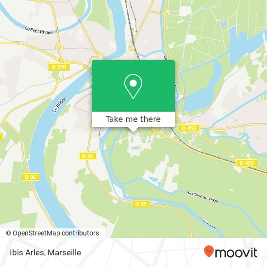 Ibis Arles map