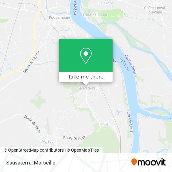 Sauvatèrra map