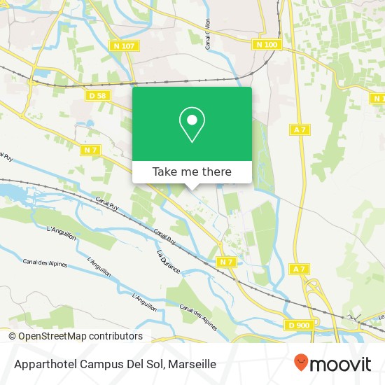 Mapa Apparthotel Campus Del Sol