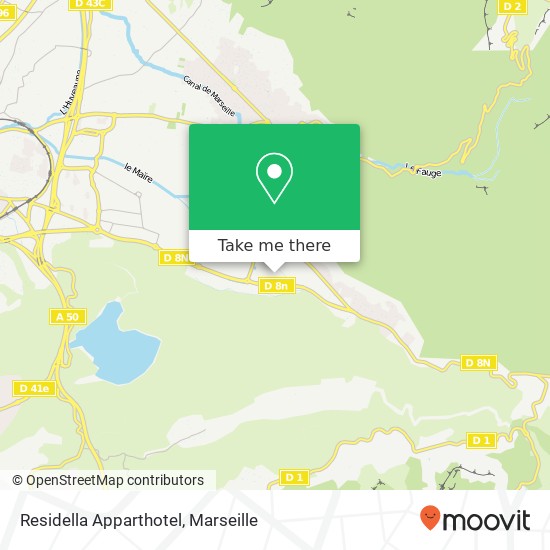 Mapa Residella Apparthotel