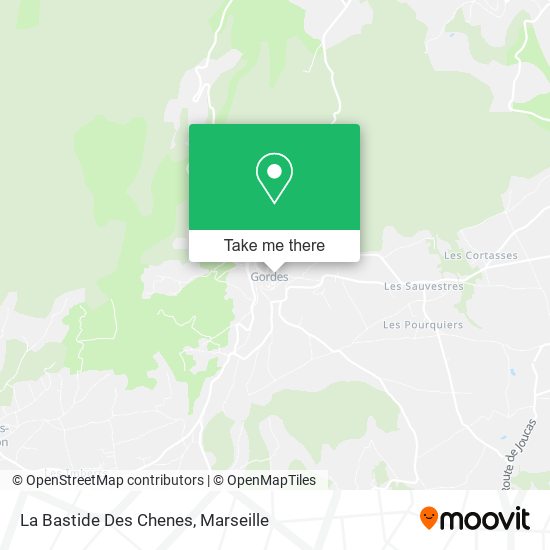 La Bastide Des Chenes map