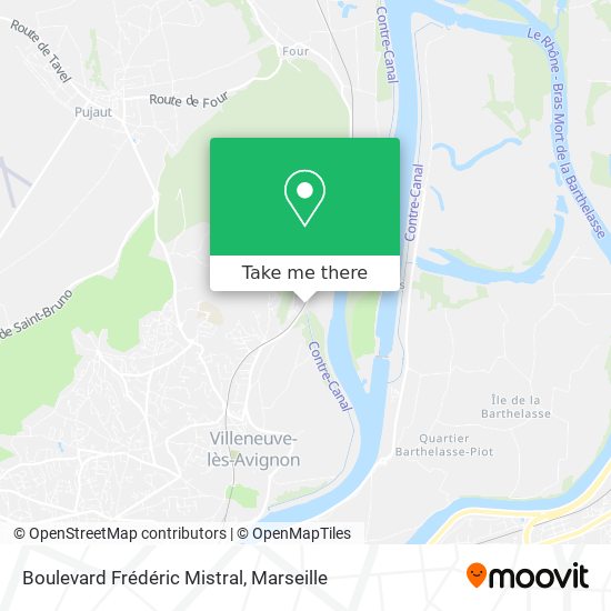 Boulevard Frédéric Mistral map