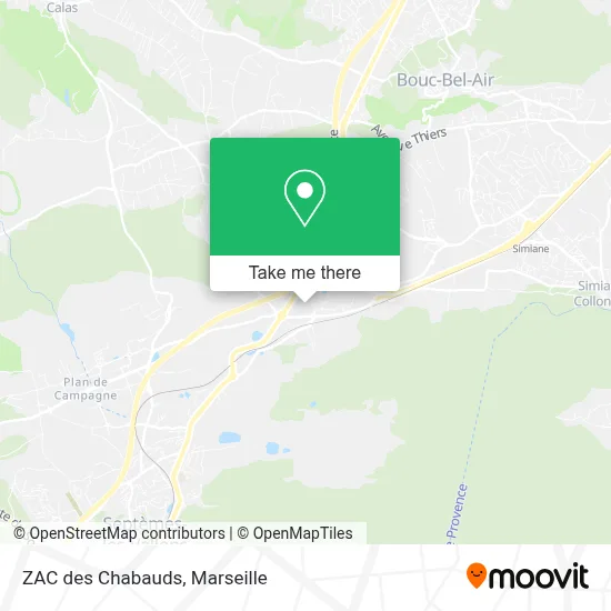 ZAC des Chabauds map