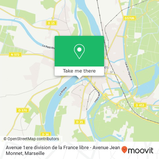 Avenue 1ere division de la France libre - Avenue Jean Monnet map