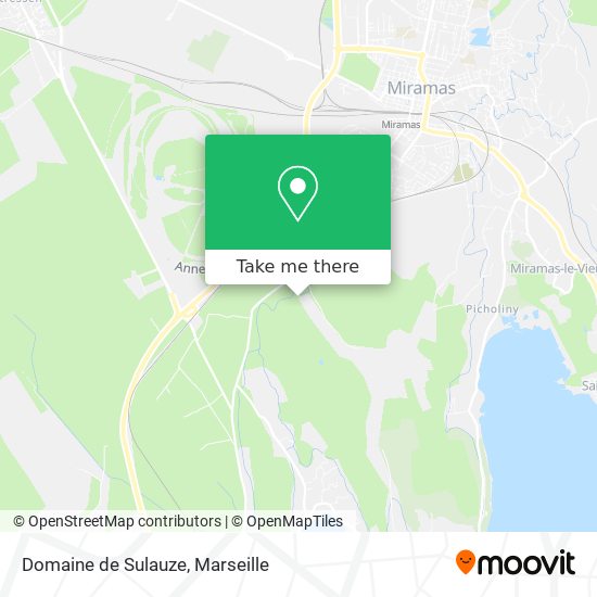 Domaine de Sulauze map