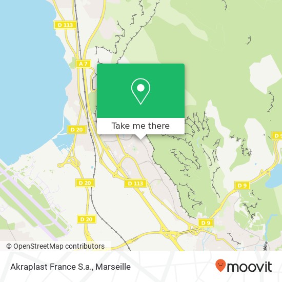 Akraplast France S.a. map