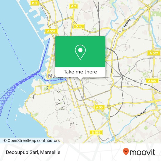 Decoupub Sarl map