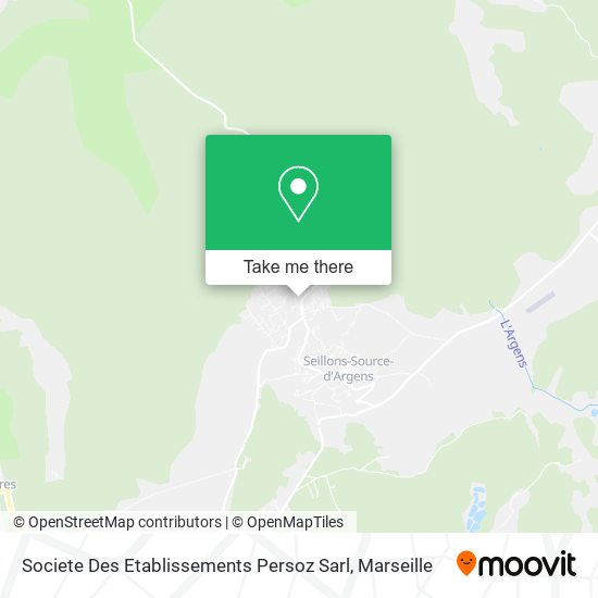 Societe Des Etablissements Persoz Sarl map