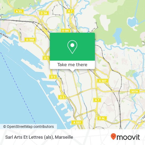 Sarl Arts Et Lettres (als) map