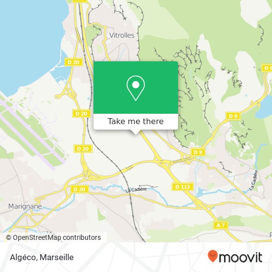 Algéco map