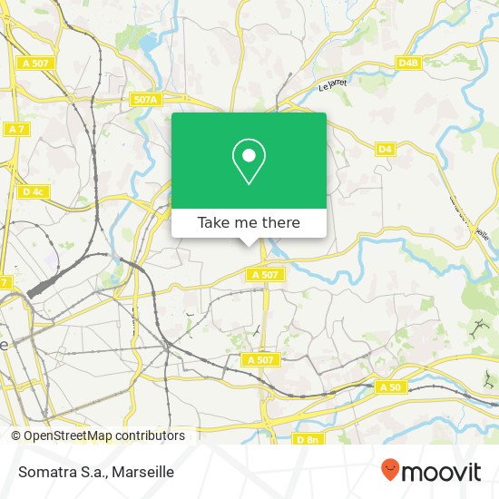 Somatra S.a. map