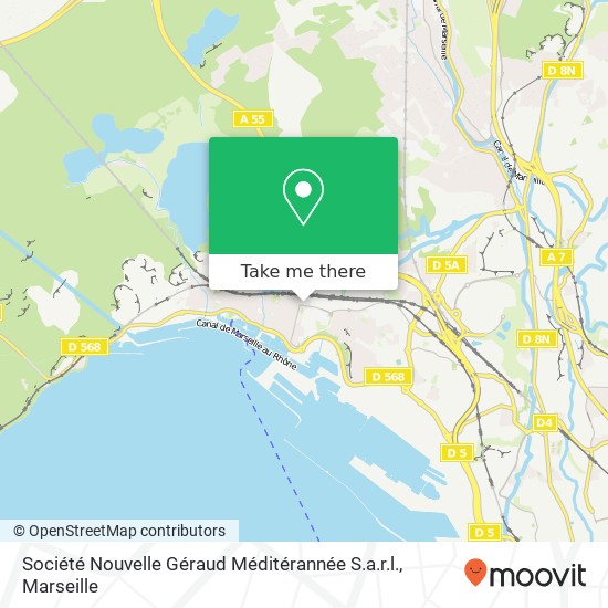 Mapa Société Nouvelle Géraud Méditérannée S.a.r.l.