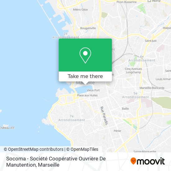 Mapa Socoma - Société Coopérative Ouvrière De Manutention