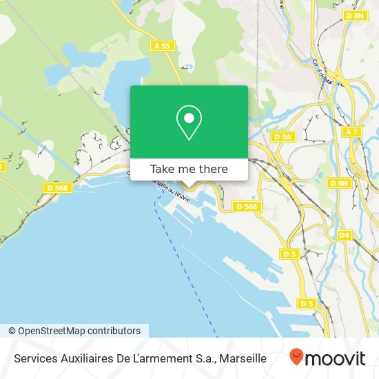 Services Auxiliaires De L'armement S.a. map