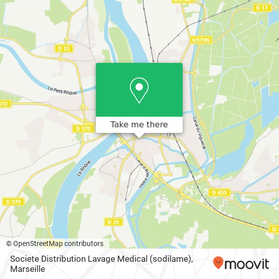 Mapa Societe Distribution Lavage Medical (sodilame)