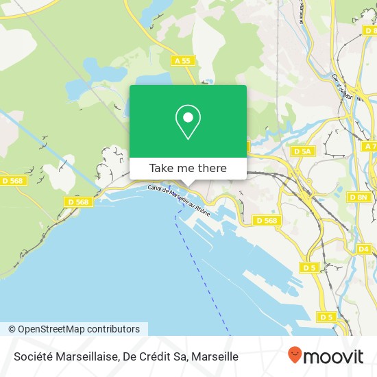 Société Marseillaise, De Crédit Sa map
