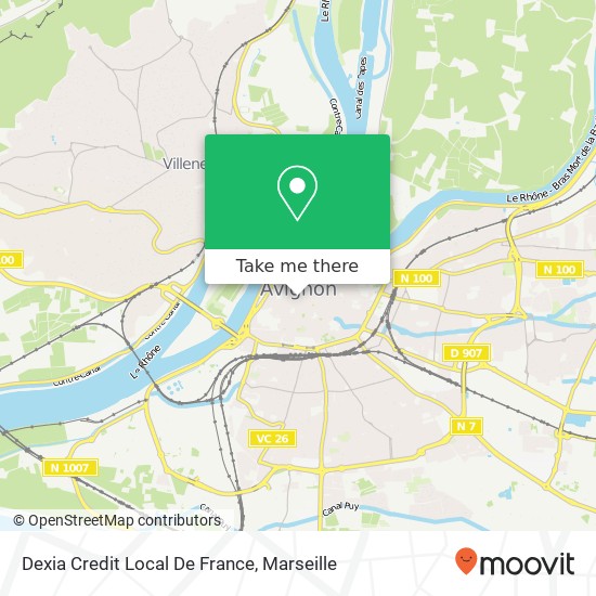 Dexia Credit Local De France map