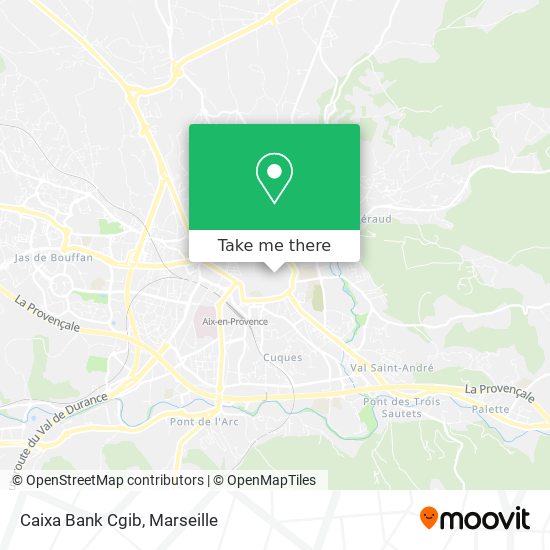 Caixa Bank Cgib map