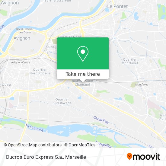 Ducros Euro Express S.a. map