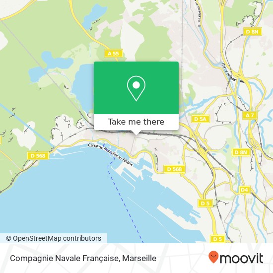 Mapa Compagnie Navale Française