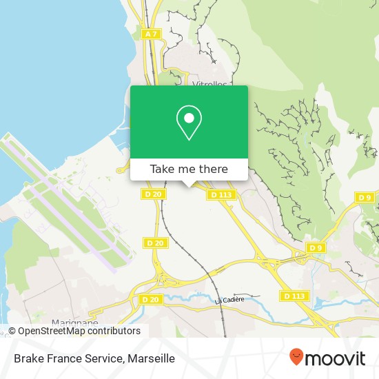 Mapa Brake France Service