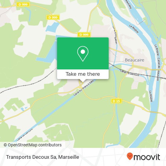 Transports Decoux Sa map