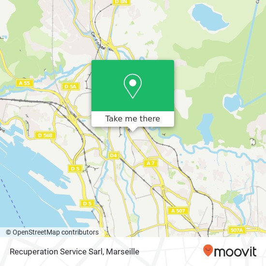 Recuperation Service Sarl map