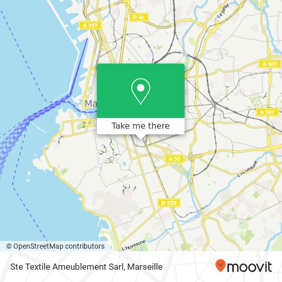 Ste Textile Ameublement Sarl map