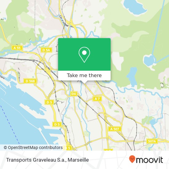 Mapa Transports Graveleau S.a.