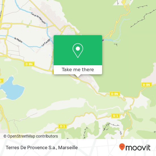 Mapa Terres De Provence S.a.