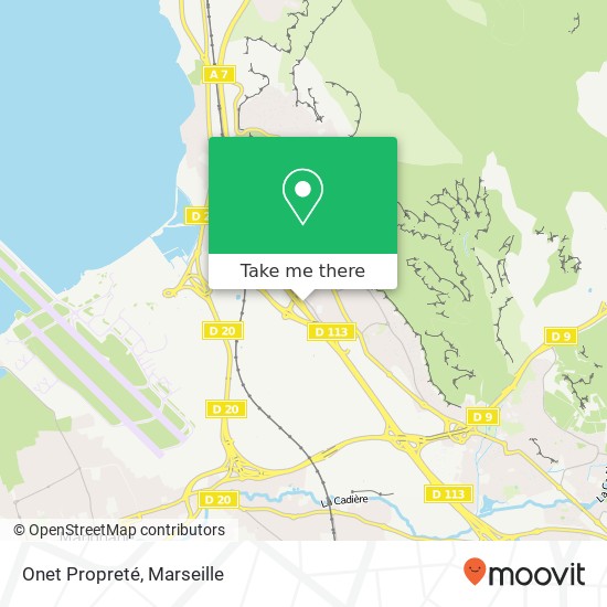 Onet Propreté map