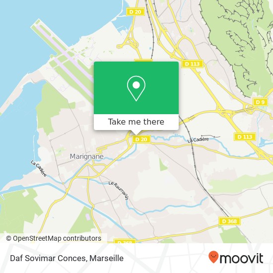 Daf Sovimar Conces map