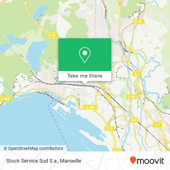 Stock Service Sud S.a. map