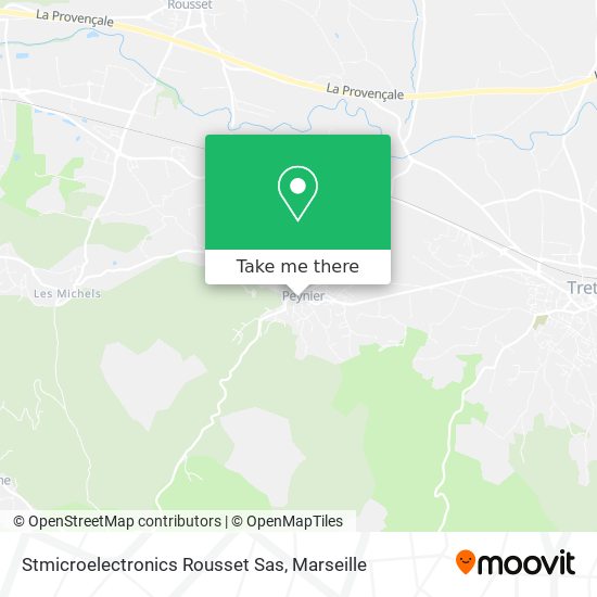 Stmicroelectronics Rousset Sas map