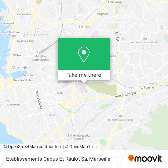 Etablissements Cabus Et Raulot Sa map