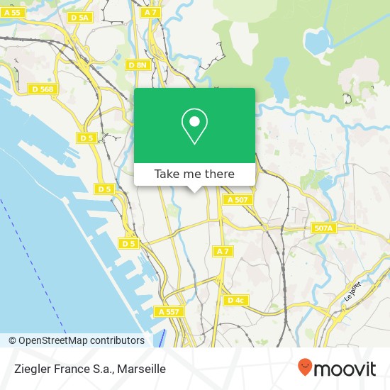 Mapa Ziegler France S.a.