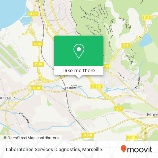 Mapa Laboratoires Services Diagnostics