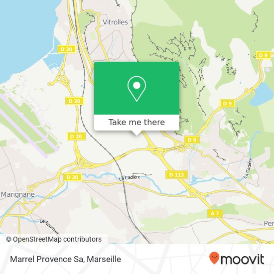 Mapa Marrel Provence Sa