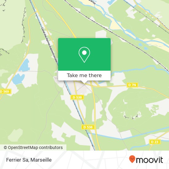 Ferrier Sa map