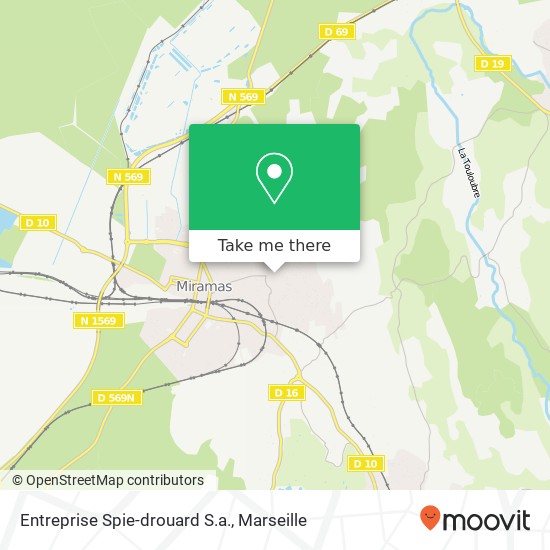 Mapa Entreprise Spie-drouard S.a.