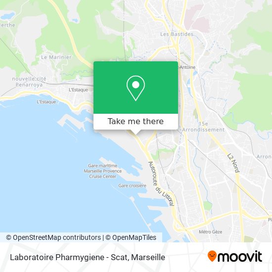 Mapa Laboratoire Pharmygiene - Scat