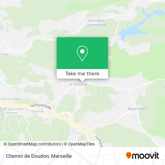 Chemin de Doudon map